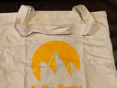 VEUVE CLICQUOT VCP Champagne Limited Edition Cotton Shopping Tote Bag SNOW NEW!