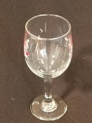 On Wednesdays We Drink Red – Fun Wine Glass – Red & Black Artwork – 7&Prime; Tall