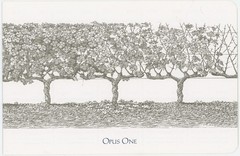 Opus One Winery Vineyards Statistics foldout brochure, 2 brochures total