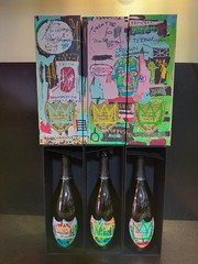 (empty) Dom Perignon 2015 Jean Michael basquiat Edition Limited 3 Bottles 3 box