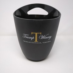 Trump Winery Charlottesville Virginia Wine Black Plastic Bucket Collectable