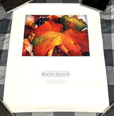 KENDALL-JACKSON WINES / 1997 JERRY VENDITTI PROMOTIONAL POSTER MAN CAVE