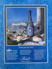 1986 Principessa Gavi by BANFI The Royal White Wine of Italy Vintage PRINT AD