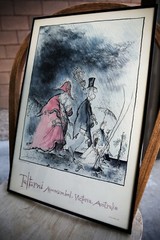 1981 Ronald Searle The Annual Non-arrival of the English Grape Ceremony