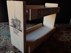 Sutter Home Wines ~ Classic Singles ~ Dual Rack WOOD STORE DISPLAY Ltd Promo