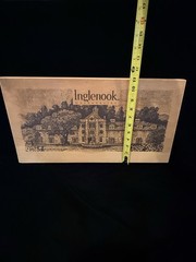 Vintage Inglenook Napa Valley Rustic Wood Sign Winery Decor Ruszel Benicia CA