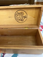 VINTAGE PEDRO DOMECQ CARLOS I SHERRY BRANDY WINE BOX CRATE 12.25 x 4.25 x 3.75