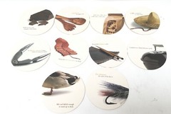 Robert Mondavi Wine Food Coasters Set of 10 in Tin Promo