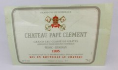 Chateau Pape Clement 1995 – Vintage Wine Labels