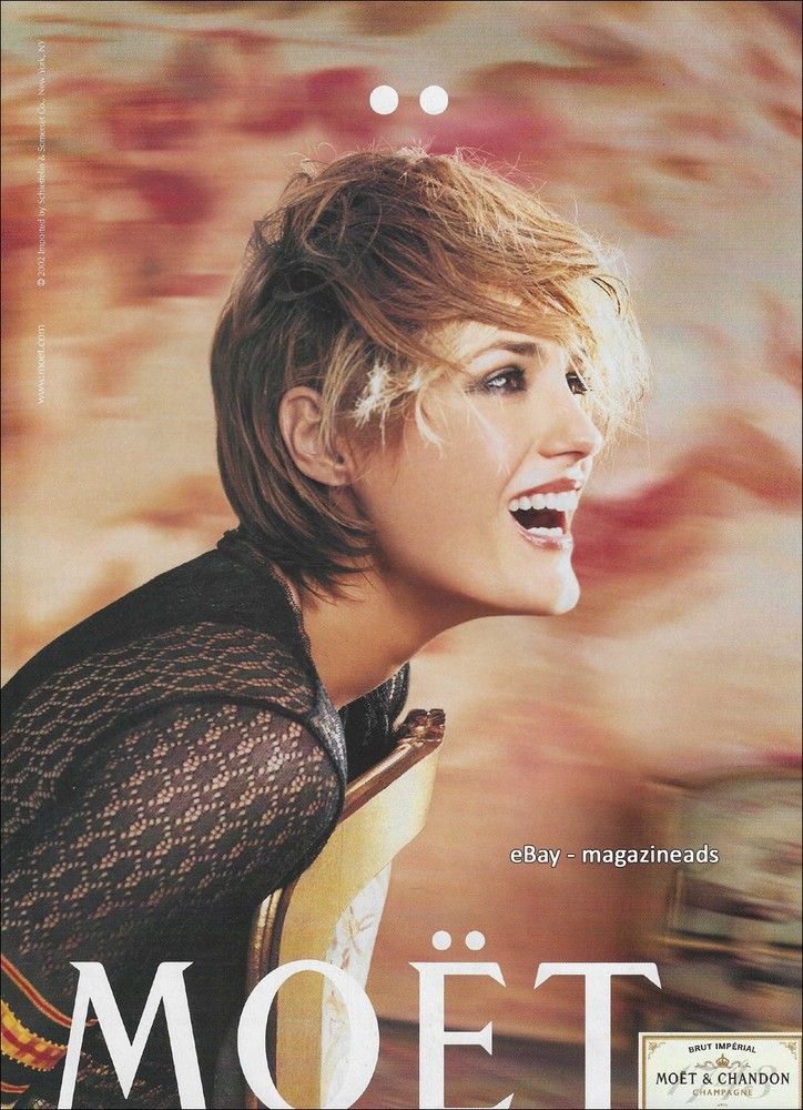 vintage MOET & CHANDON Champagne 1-Page PRINT AD 2003 YASMIN LE BON