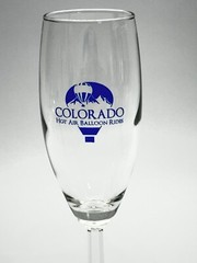 Colorado Balloon & Wine Wine Glass Set Of 2 Hot Air Balloon Rides