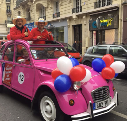 Arrivée des Beaujolais Nouveaux 2016 à Paris