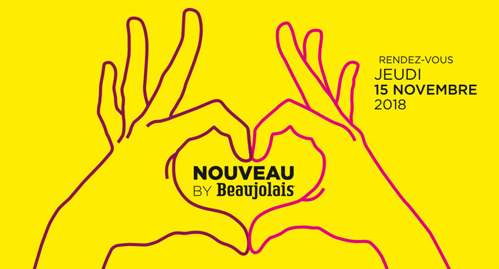 Affiche beaujolais nouveaux 2018