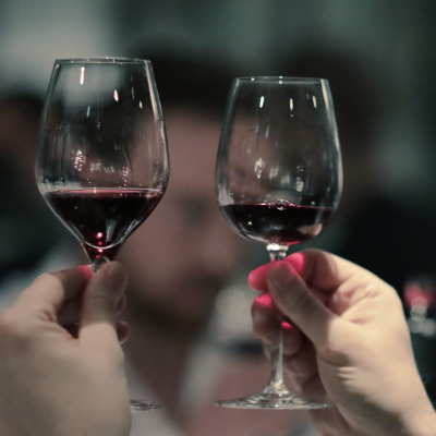 verre dégustation beaujolais nouveau