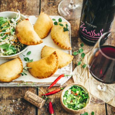 Empanadas de boeuf et Beaujolais Nouveaux