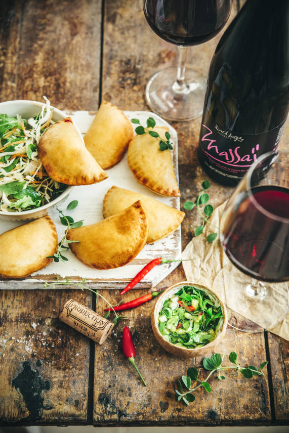 Empanadas de boeuf et Beaujolais Nouveaux